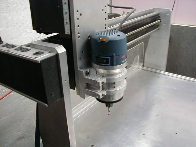 Machine shown with over 10" Gantry Clearance